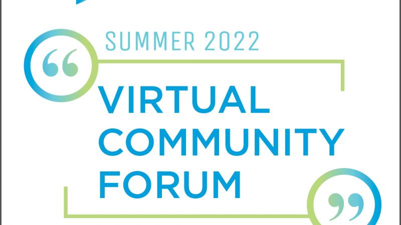 Community Forum June 2022